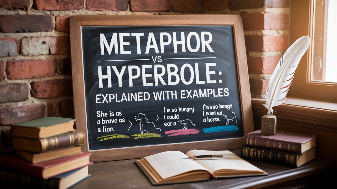 Metaphor vs Hyperbole: Explained with Examples