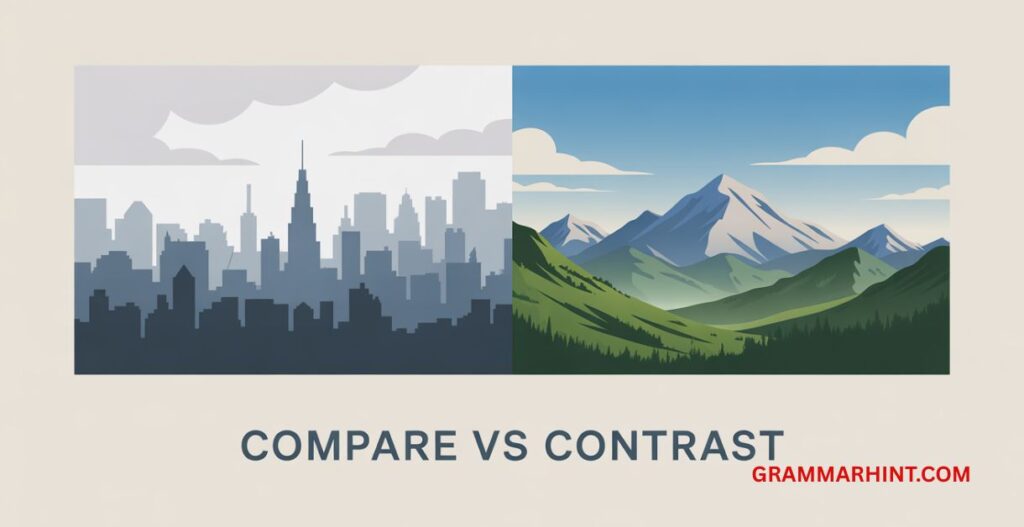 Compare vs Contrast