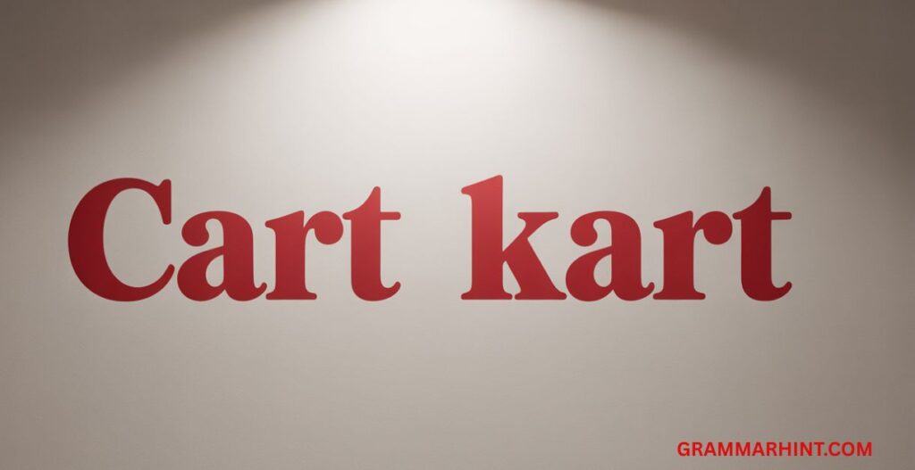 When to Use “Cart”