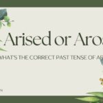 Arised or Arose: What’s the Correct Past Tense of Arise?