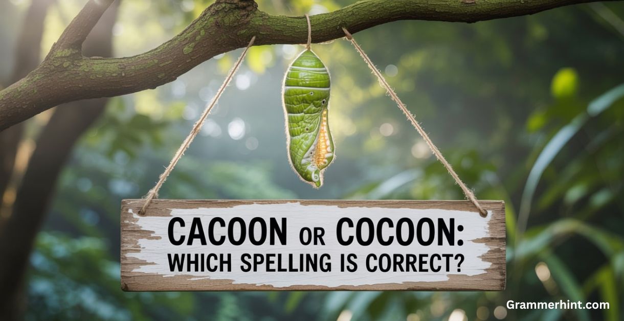 Cacoon or Cocoon: Which Spelling is Correct?