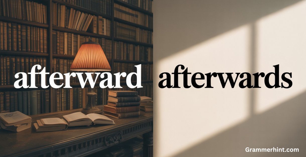 Afterward vs Afterwards: Is There any Difference?