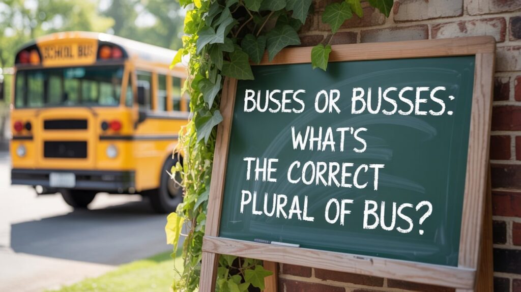 “Buses or Busses”: The Correct Plural of “Bus”