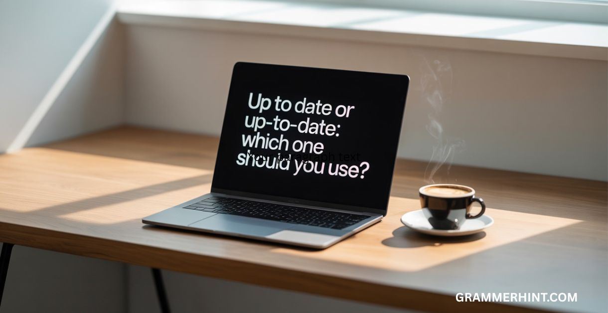 Up to Date or Up-to-Date: Which One Should You Use?