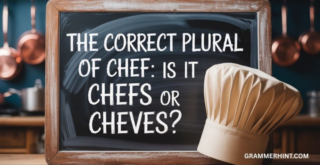 “Chefs” or “Cheves”