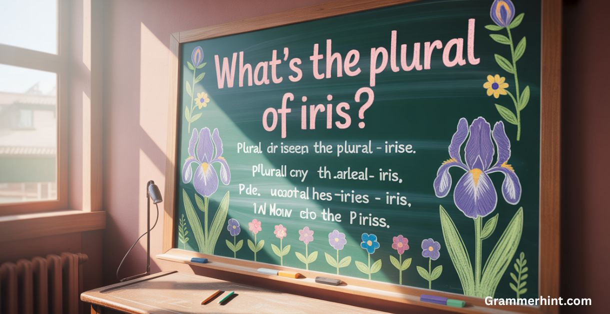 What’s the Plural of Iris? Explaination with Examples