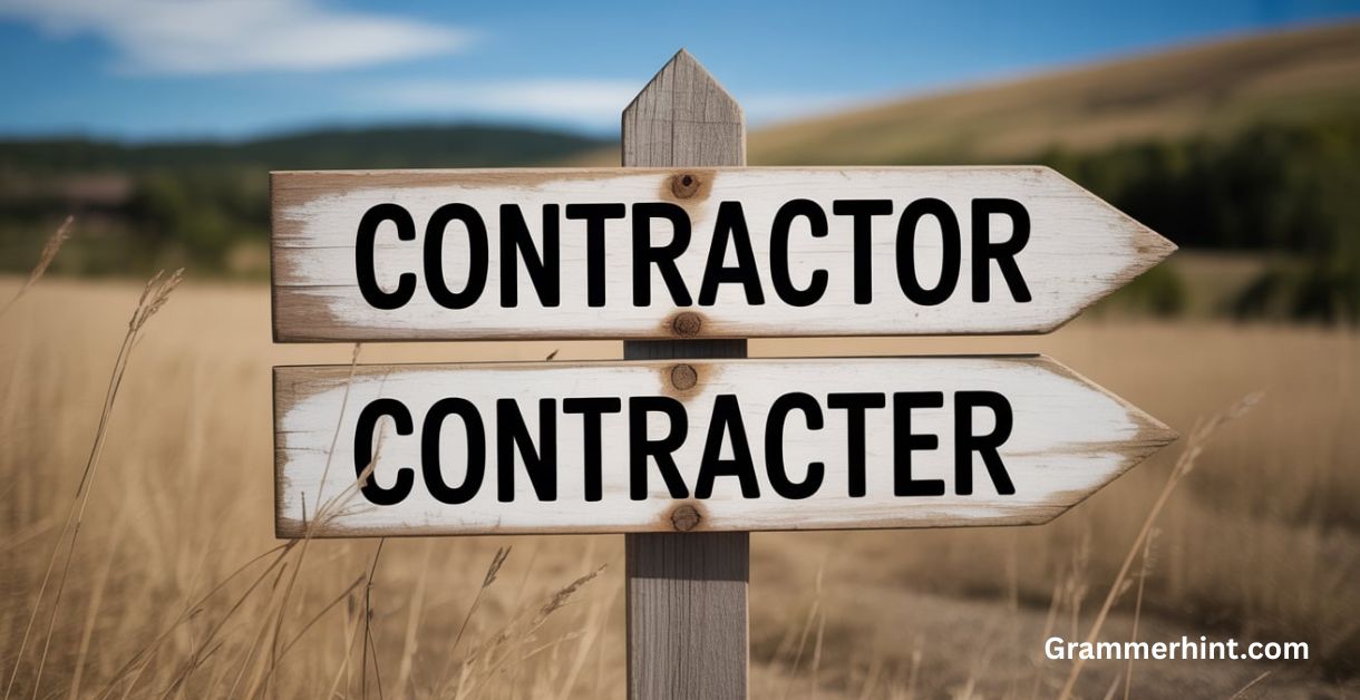 Contractor or Contracter