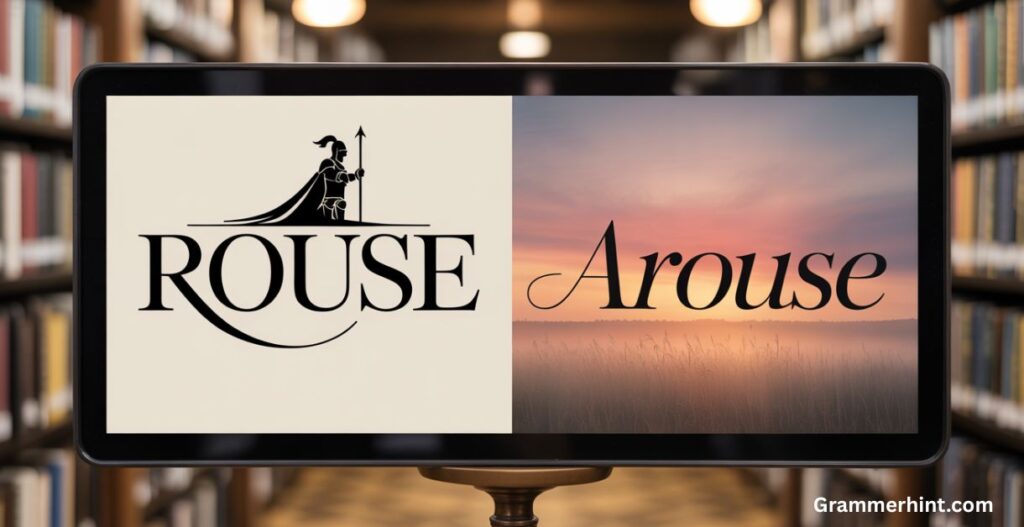 Rouse” and “Arouse”