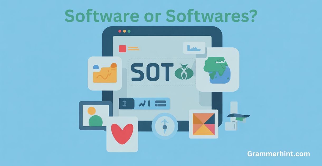What’s the Plural of Software? Is it Software or Softwares?