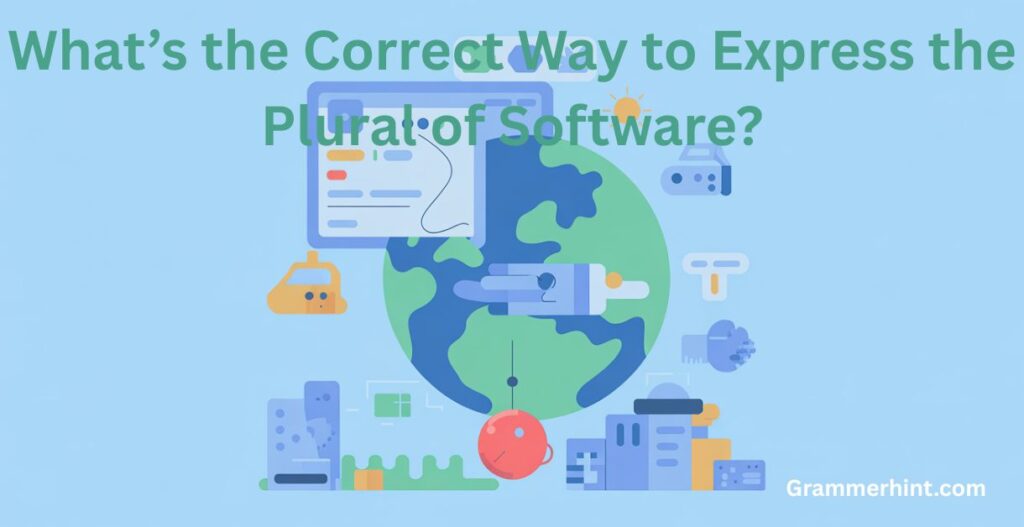 What’s the Correct Way to Express the Plural of Software?