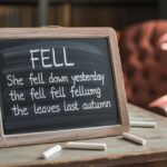 What’s the past tense of fall down